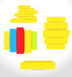 Vector: 3D Vector Banners 3D Vector Banners