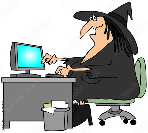 Illustration: Office witch Office witch