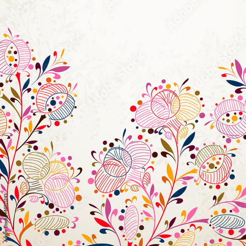 Vector: floral background floral background
