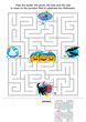 Halloween maze game for kids