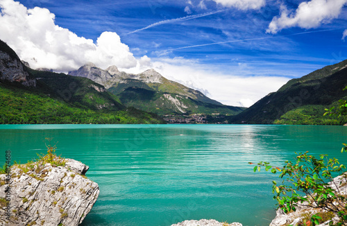 Photo: view of molveno view of molveno