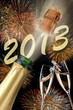 Champagner Neujahr Sylvester 2013