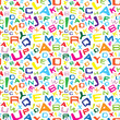 Colorful letters
