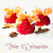 Winteräpfel im Goldregen