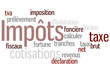 Nuage de Mot : Impôts