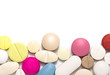 Colorful pills