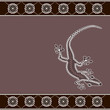 Illustration: A illustration based on aboriginal style of dot painting depicti A illustration based on aboriginal style of dot painting depicti