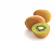Kiwifruit isolated on white background