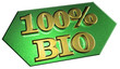 3D Goldschrift - 100 % BIO