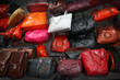 Leather handbags