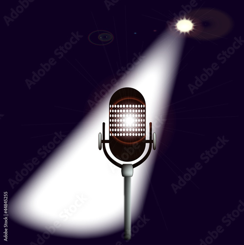 Vector: Retro Microphone Retro Microphone