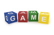 Toy Block with Game Word