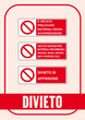 Segnale Divieto Kit 71