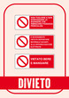 Segnale Divieto Kit 72