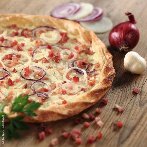 Photo: Flammkuchen - Quadrat Flammkuchen - Quadrat