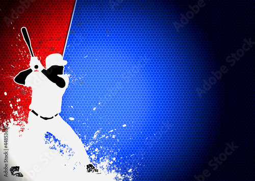 Illustration: Baseball background Baseball background