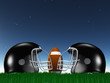 Football Helmet Composition