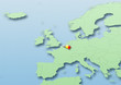 Belgium, flag, map, Western Europe, green, blue, political