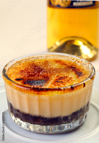 Photo: Close up of creme brule Close up of creme brule