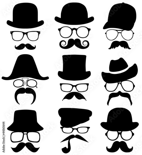 Vector: 9 visages 9 visages