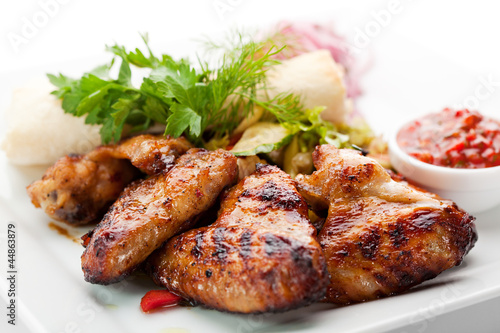 Photo: BBQ Chicken Wings BBQ Chicken Wings