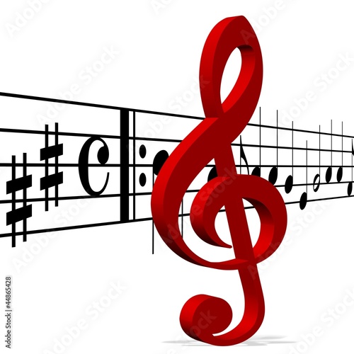 Illustration: Violinschlüssel Violinschlüssel