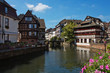Foto: Elsass, Fachwerk, Frankreich, Straßburg, Kanal, Elsass, Fachwerk, Frankreich, Straßburg, Kanal,
