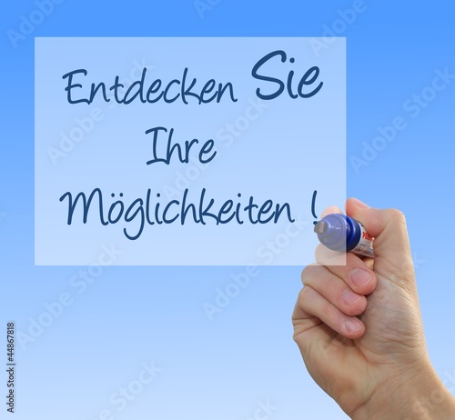 Photo: Möglichkeiten entdecken Möglichkeiten entdecken