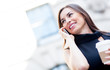 Businesswoman on the phone