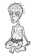 Alone man