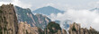 Image of  Huangshan (yellow mountain) and pine tree on the top