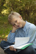 the boy with the book