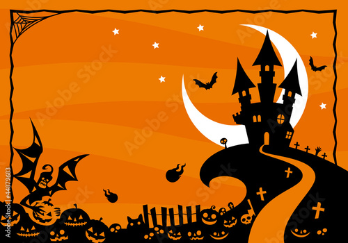 Illustration: Halloween background Halloween background