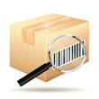 Tracking parcel icon.