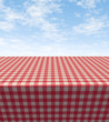 Illustration: Checkered Tablecloth-table Checkered Tablecloth-table