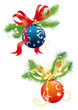 Vector: Christmas balls Christmas balls