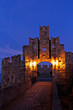 Medieval castle entrance, Rhodes Greece