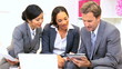 African American Advertising Executive Office Team Meeting