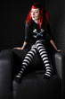 Junges Gothic Mädchen