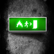 Emergency exit sign