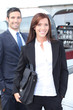 enthusiastic businesswoman