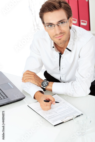 Photo: making notes making notes