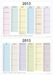 Kalender 2013 - 1.+2.HJ (2x A4) (IV)