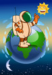 Astronaut in space