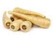 Parsnips Isolated on White