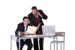 Foto: Two Businessmen Working Together Two Businessmen Working Together