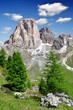 Dolomite peaks, Rosengarten,Val di Fassa, Italy Alps