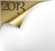 Vector Christmas New Year Card 2013