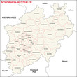 Nordrhein-Westfalen, Landkreise