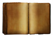 Open old book